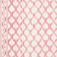 Schumacher Santa Monica Ikat Faded Red Fabric 176503