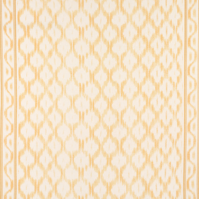 Schumacher Santa Monica Ikat Yellow Fabric Sample 176505