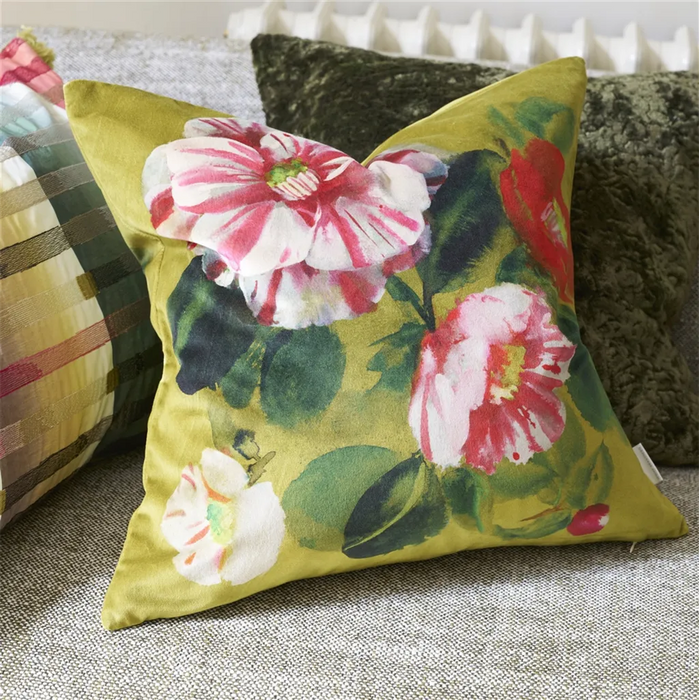 Designers Guild Camellia Velours Mimosa Fabric FDG3237-01