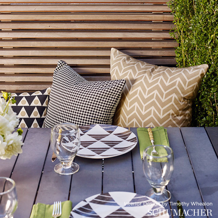 Schumacher Stella II Indoor/Outdoor Aqua 176573 Fabric | 40% Off (Samples)