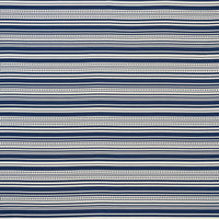 Schumacher Stripedot II Indoor/Outdoor Navy Fabric 176592