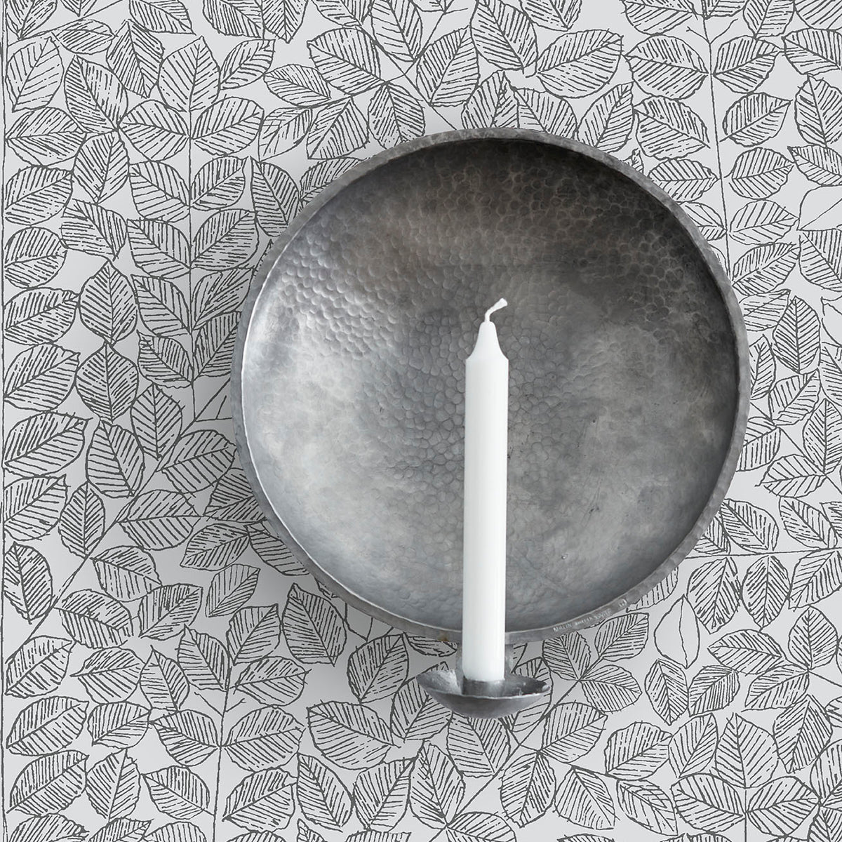 Schumacher Romans Black Wallpaper Sample 1766