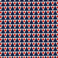 Schumacher Pennant II Indoor/Outdoor Navy & Red Fabric 176642