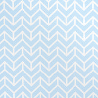 Schumacher Chevron Indoor/Outdoor Sky Fabric 176693