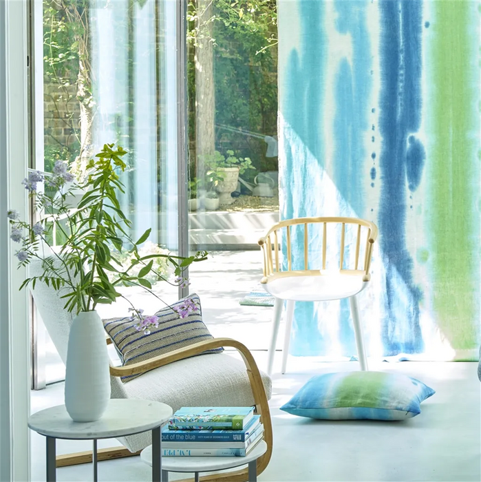Designers Guild Brera Arte Cobalt Fabric FDG3227-01