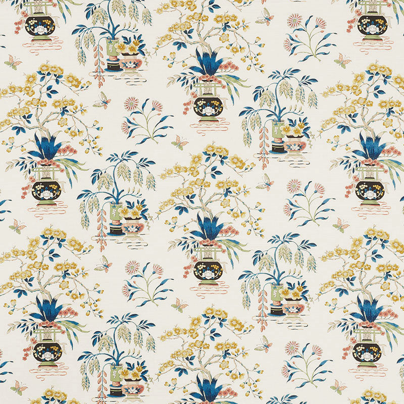 Schumacher Ming Vase Multi Fabric Sample 176732