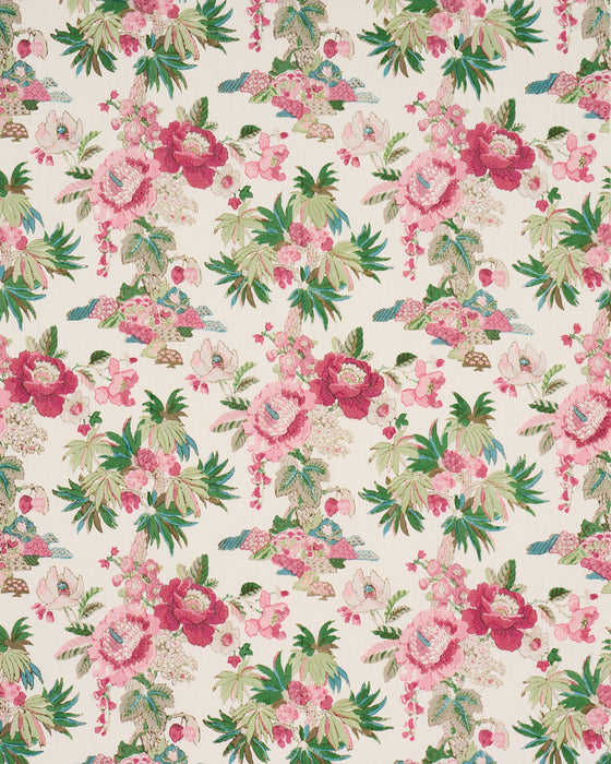 Schumacher Floribunda Document Fabric Sample 176780