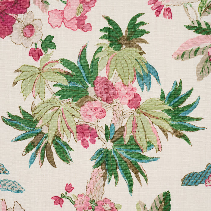 Schumacher Floribunda Document Fabric Sample 176780