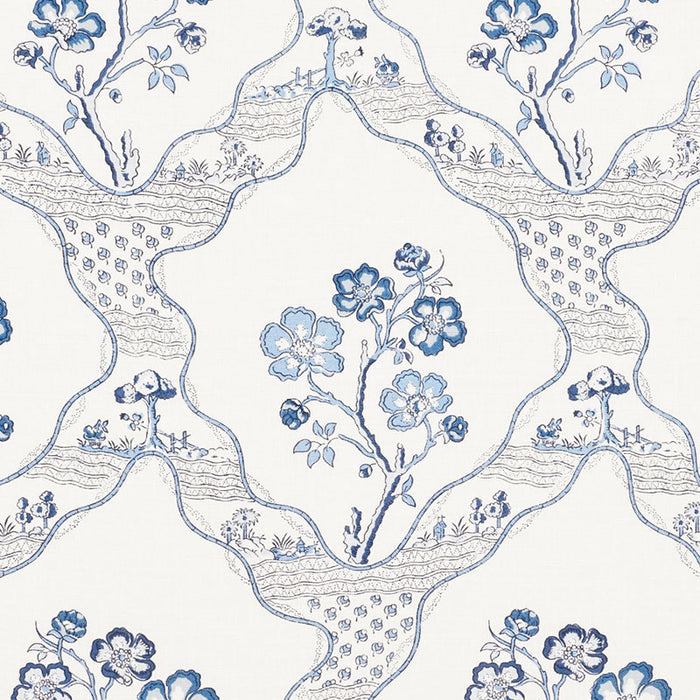 Schumacher Marella Delft Fabric 176850