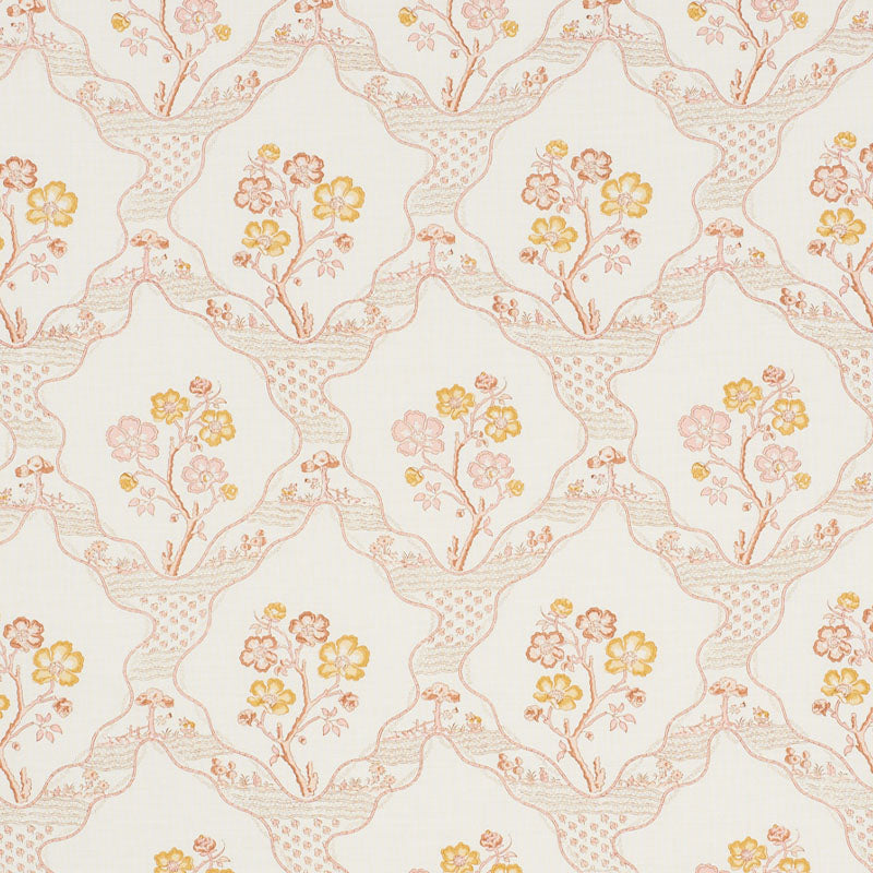 Schumacher Marella Spice Fabric Sample 176853
