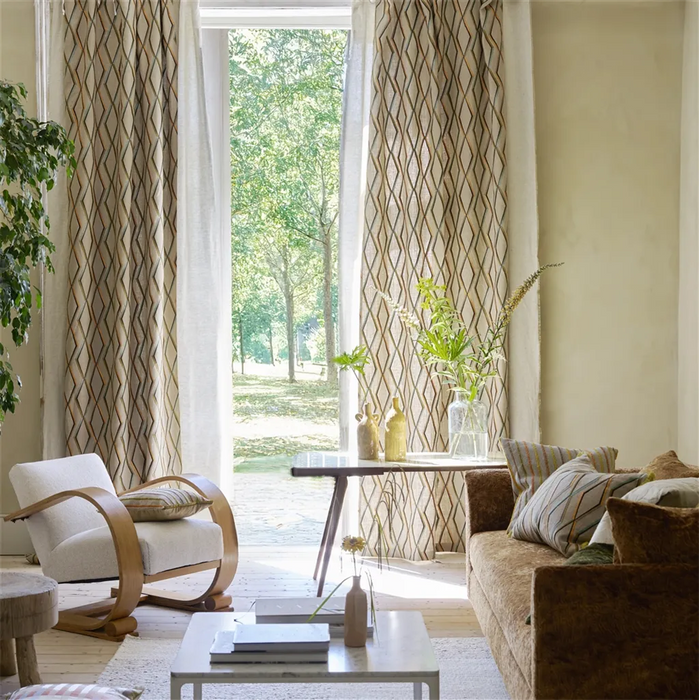 Designers Guild Trevenna Olive Fabric Sample FDG3240-02