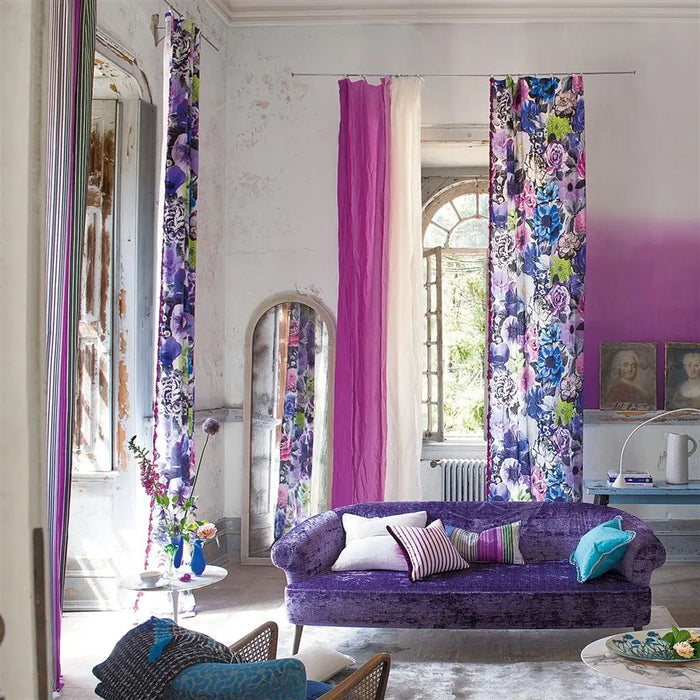 Designers Guild Delphi Cobalt Fabric Sample F1960-02