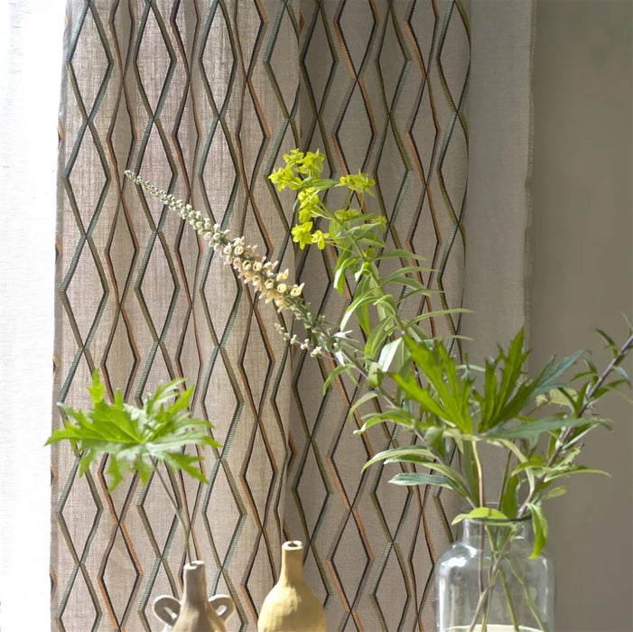 Designers Guild Trevenna Olive Fabric Sample FDG3240-02