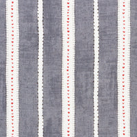 Schumacher Amour Charcoal Fabric 176942