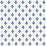 Schumacher Fleur De Lis Bleu & Rouge Fabric 176961