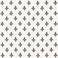 Schumacher Fleur De Lis Charcoal Fabric 176962