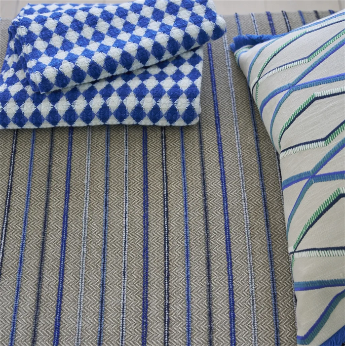 Designers Guild Porthminster Cobalt Fabric FDG3235-03