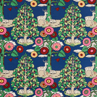 Schumacher Fantasy Forest Blue & Multi Fabric 176970