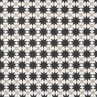 Schumacher Cosmos Black & Sand Fabric 177063