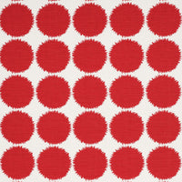 Schumacher Fuzz Red Fabric 177093