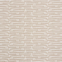 Schumacher Dot Dash Sand Fabric 177103