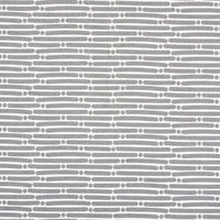 Schumacher Dot Dash Grey Fabric 177104