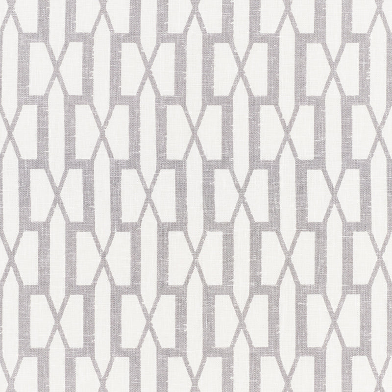 Schumacher Belvedere Grey Fabric Sample 177190