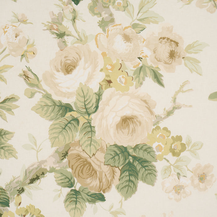 Schumacher Nancy Floral Ivory Fabric 177206