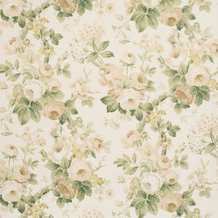 Schumacher Nancy Floral Ivory Fabric 177206