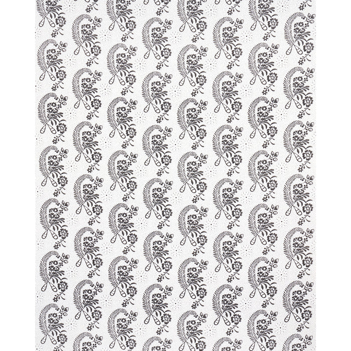 Schumacher Millicent Blackwork Fabric 177211