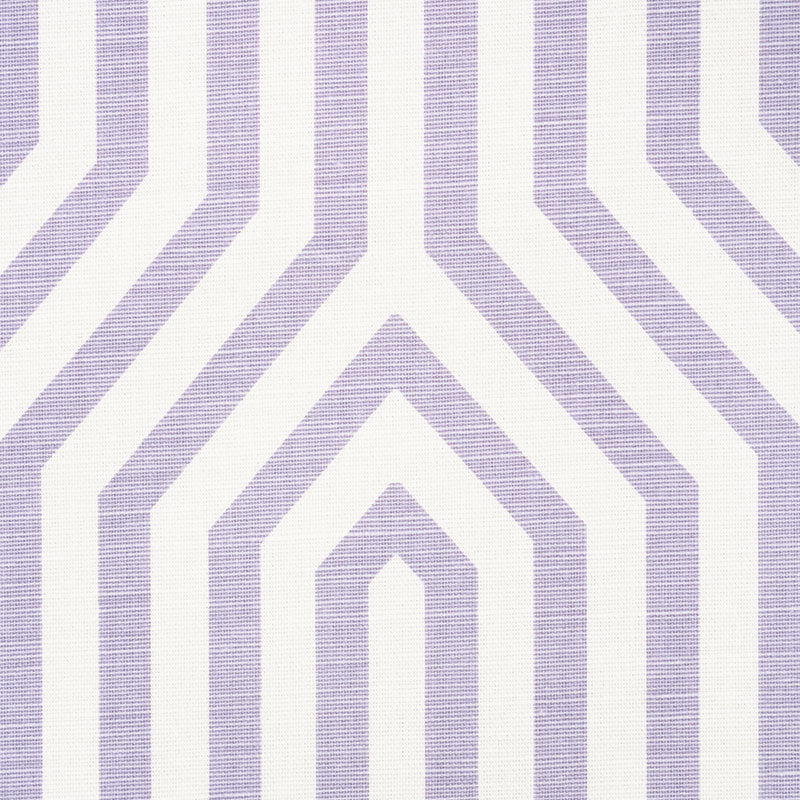 Schumacher Vanderbilt Print Lavender Fabric Sample 177272