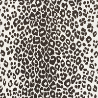 Schumacher Iconic Leopard Indoor/Outdoor Graphite Fabric 177324