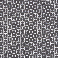 Schumacher Mezza Luna Black Fabric 177360