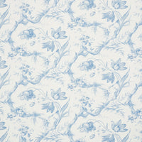Schumacher Toile De Fleurs Delft Fabric 177400