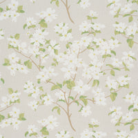 Schumacher Blooming Branch Dove Fabric 177414