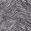 Schumacher Iconic Zebra Black Fabric 177443