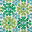 Schumacher Palmetto Print Lagoon Fabric 177450