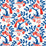 Schumacher Olive Tree Blue & Red Fabric 177471