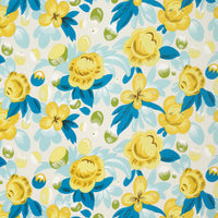 Schumacher Juin Citron & Peacock Fabric 177532