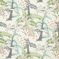 Schumacher Antelopes Ivory Fabric 177571