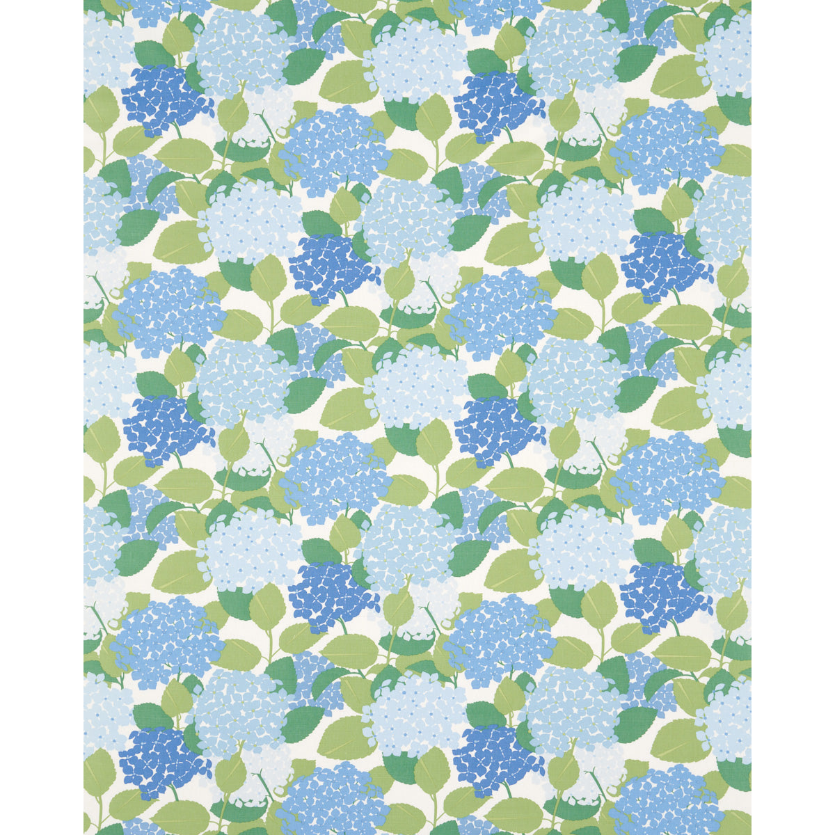 Schumacher Hydrangea Porcelain Fabric Sample 177583