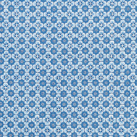 Schumacher Palisades Floret Indigo Fabric 177600