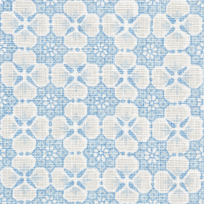 Schumacher Palisades Floret China Blue Fabric 177601
