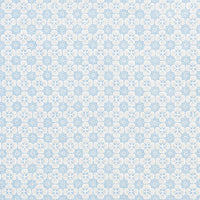 Schumacher Palisades Floret China Blue Fabric 177601