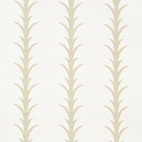 Schumacher Acanthus Stripe Sand Fabric 177630