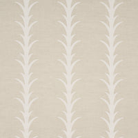 Schumacher Acanthus Stripe Natural Fabric 177636