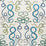 Schumacher Giove Emerald & Sapphire Fabric 177660