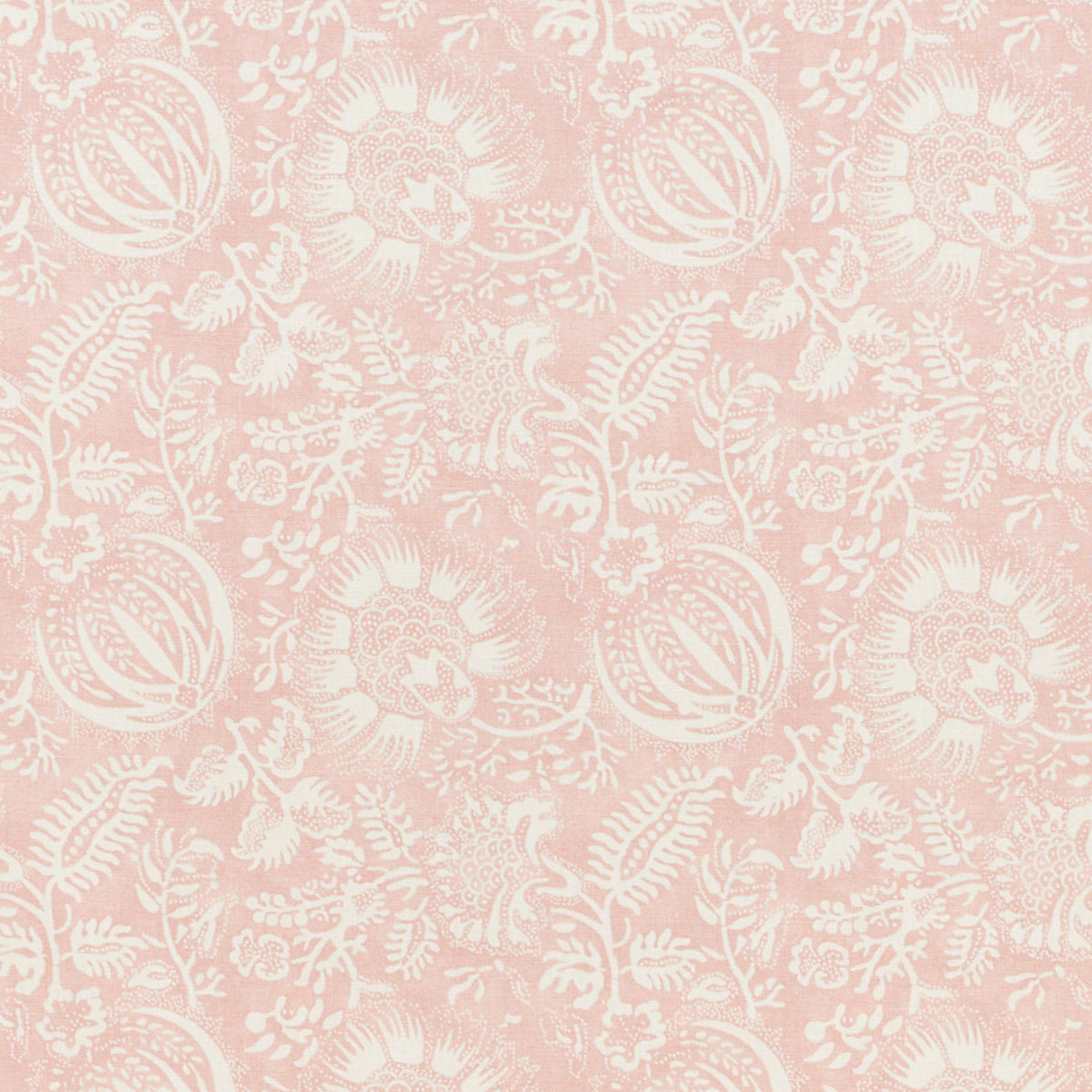 Schumacher Pomegranate Print Petal Fabric Sample 177693