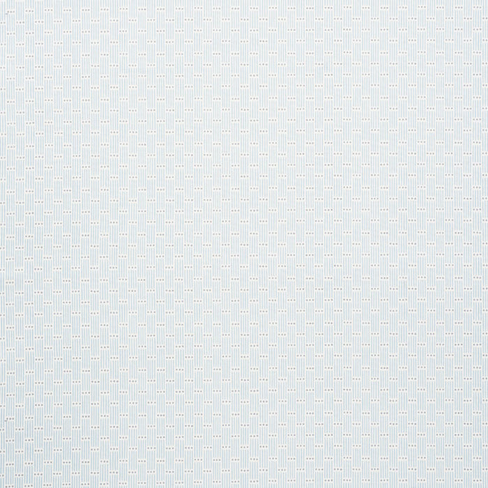 Schumacher Dotted Stripe Sky Fabric Sample 177711