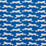 Schumacher Leaping Leopards Blue Fabric 177742